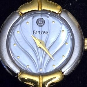 Bulova Two-Tone Gold and Silver Watch